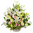 滋賀県大津市花市商店の花　アレンジメント（お供え）
