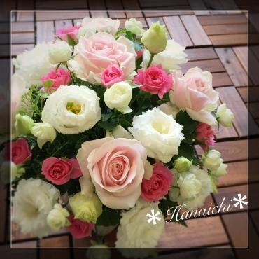 White and pink・・・｜「花市」　（滋賀県大津市の花キューピット加盟店 花屋）のブログ