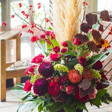 autumn Red・・・｜「花市」　（滋賀県大津市の花キューピット加盟店 花屋）のブログ