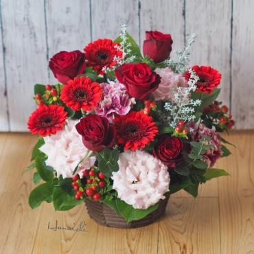 冬は赤色が・・・｜「花市」　（滋賀県大津市の花キューピット加盟店 花屋）のブログ