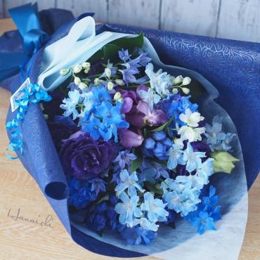 涼し気ブルーの・・・｜「花市」　（滋賀県大津市の花キューピット加盟店 花屋）のブログ